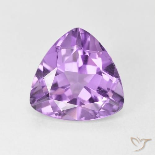 2.79ct Natürlicher hellviolett Amethyst, Trillion, VVS-VS