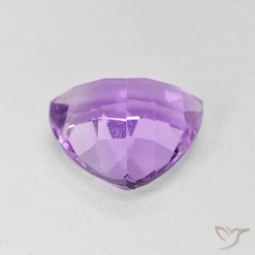 9,17 ctw natürlicher Rosaig-violett Amethyst, Trillion, VVS-VS