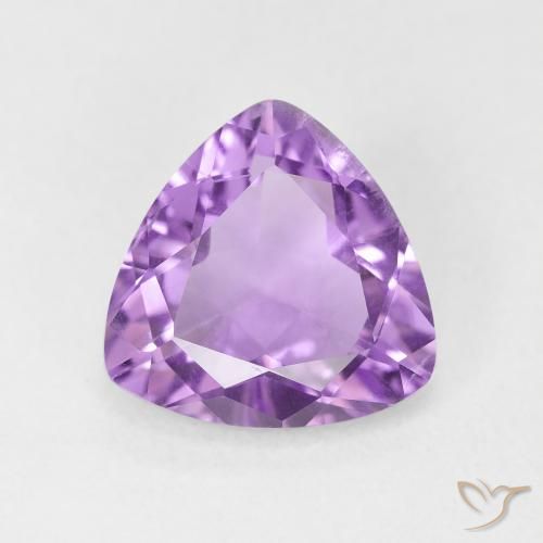 2.53ct Natürlicher Mittelrosa Violett Amethyst, Trillion, VVS-VS
