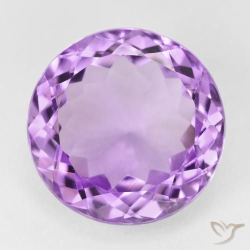 13.78ct Natürlicher Mittelviolett Amethyst, Runden, VVS