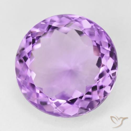 9,17 ctw natürlicher Mittelviolett Amethyst, Runden, VVS