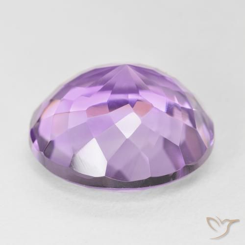 9,17 ctw natürlicher Mittelviolett Amethyst, Runden, VVS