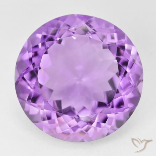 9,17 ctw natürlicher Mittelviolett Amethyst, Runden, VVS