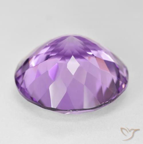9,17 ctw natürlicher Mittelviolett Amethyst, Runden, VVS
