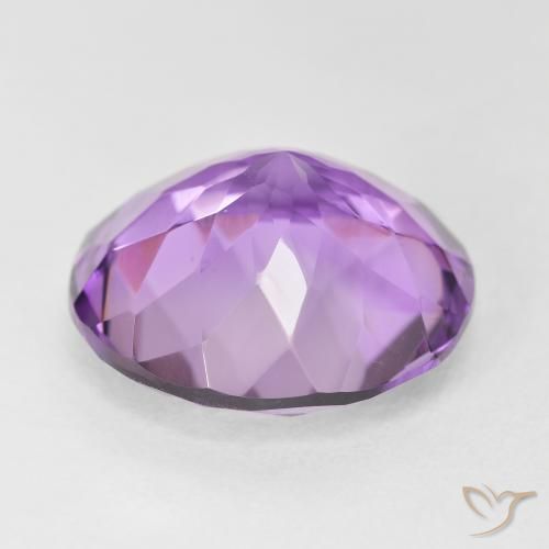 9,17 ctw natürlicher Mittelrosa Violett Amethyst, Runden, VVS
