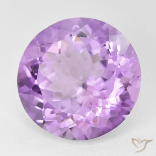 9,17 ctw natürlicher Mittelrosa Violett Amethyst, Runden, VVS