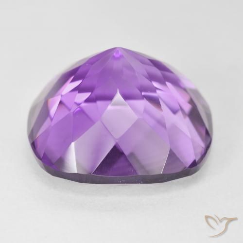 9,17 ctw natürlicher Mittelrosa Violett Amethyst, Kissen, VVS