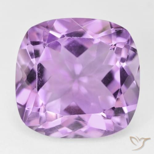 19.76ct Natürlicher Mittelrosa Violett Amethyst, Kissen, VVS
