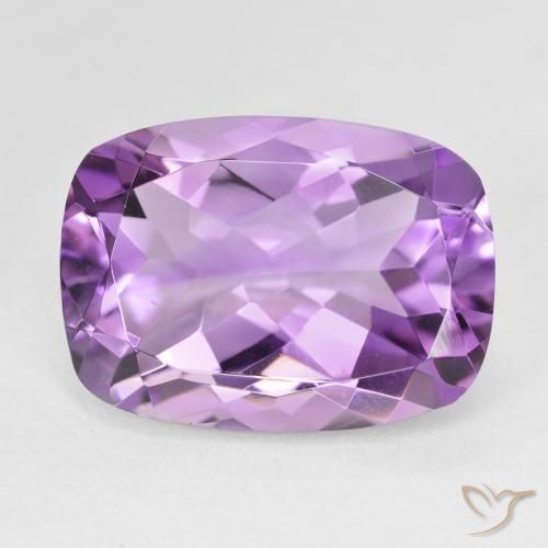 11.90ct Natürlicher Mittelrosa Violett Amethyst, Kissen, VVS
