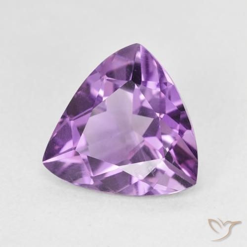 9,17 ctw natürlicher Mittelrosa Violett Amethyst, Trillion, VVS