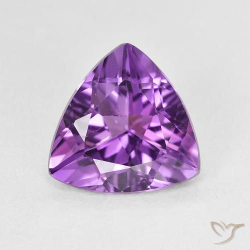 2.61ct Natürlicher Rosaig-violett Amethyst, Trillion, VVS