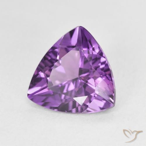9,17 ctw natürlicher Rosaig-violett Amethyst, Trillion, VVS