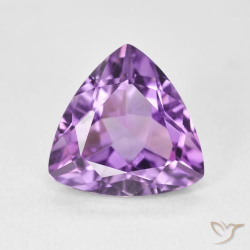 2.96ct Natürlicher Rosaig-violett Amethyst, Trillion, VVS