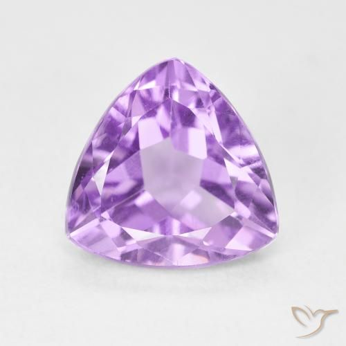 3.01ct Natürlicher Hellrosa Violett Amethyst, Trillion, VVS