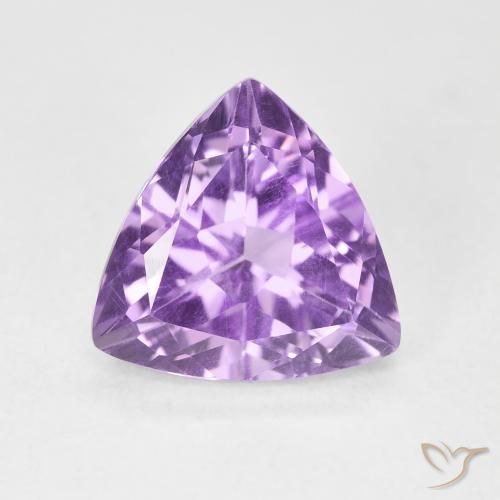 2.85ct Natürlicher Mittelrosa Violett Amethyst, Trillion, VVS