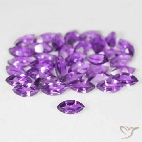 5.38ctw Natürlicher Mittelviolett Amethyst, Marquise, VS