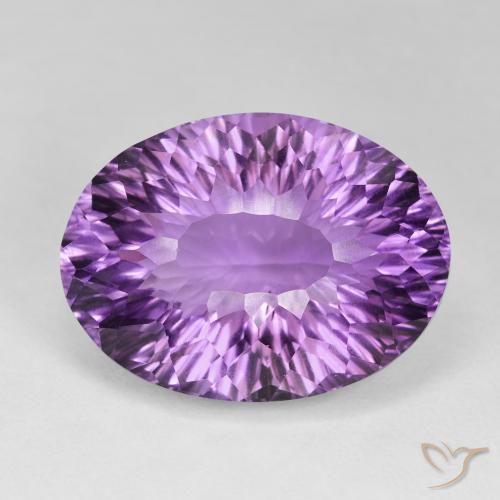54.18ct Natürlicher Intensives Rosa-Violett Amethyst, Oval, VVS