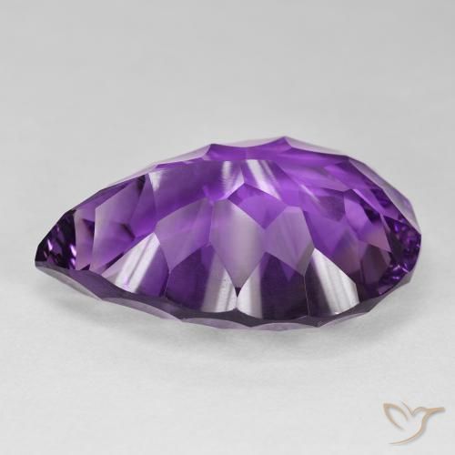 9,17 ctw natürlicher Rosa Violett Amethyst, Birnenform, VVS