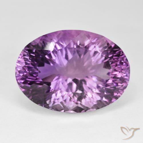 53.31ct Natürlicher Mittelviolett Amethyst, Oval, VVS