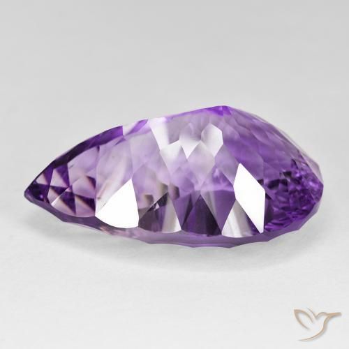 9,17 ctw natürlicher Lebhaftes Violett Amethyst, Birnenform, IF