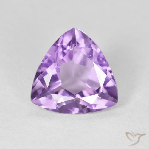 2.57ct Natürlicher Rosa Iris Violett Amethyst, Trillion, VVS-VS, Photo A