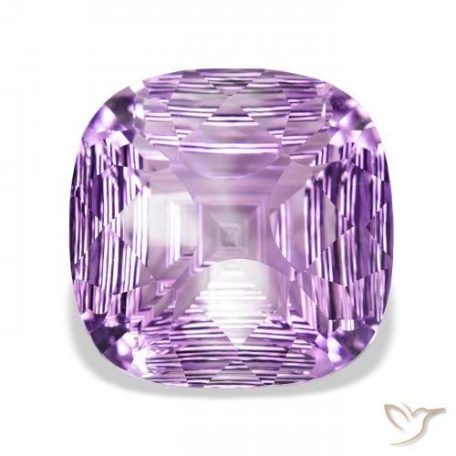 39.30ct Natürlicher Hell-Mittelviolett Amethyst, Kissen, VVS