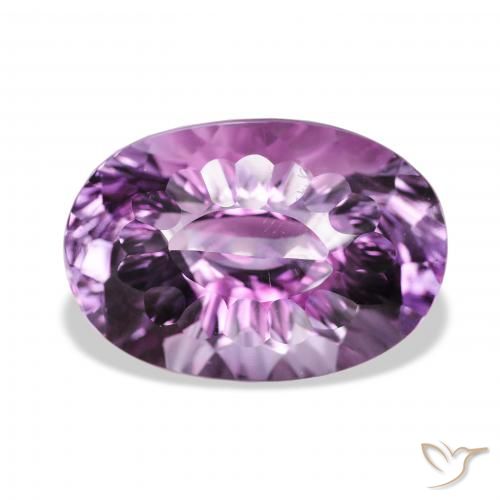36.81ct Natürlicher Hell-Mittelviolett Amethyst, Oval, VVS