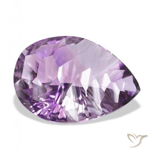 9,17 ctw natürlicher Hell-Mittelviolett Amethyst, Birnenform, VVS