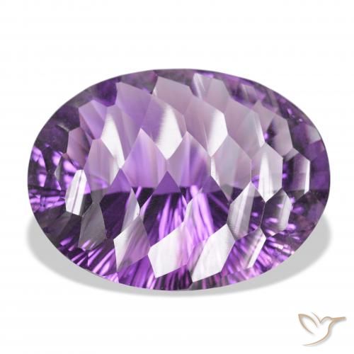66.25ct Natürlicher Mittel Violett-Rosa Amethyst, Oval, VVS-VS