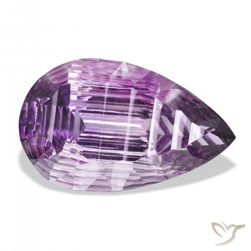 9,17 ctw natürlicher Mittelviolett Amethyst, Birnenform, VVS