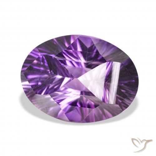 9,17 ctw natürlicher Mittel Violett-Rosa Amethyst, Oval, VVS