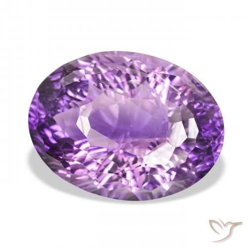 9,17 ctw natürlicher Mittel Violett-Rosa Amethyst, Oval, VVS