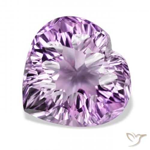 48.61ct Natürlicher Tiefviolettes Violett Amethyst, Herz, VVS