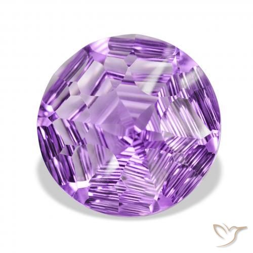 9,17 ctw natürlicher Mittelviolettes Violett Amethyst, Runden, VVS