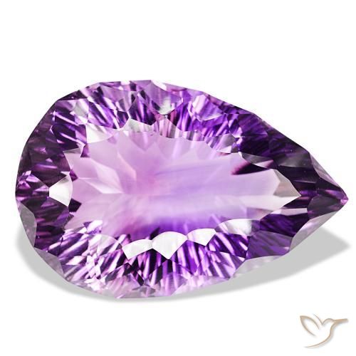 9,17 ctw natürlicher Hell-Mittelviolett Amethyst, Birnenform, IF