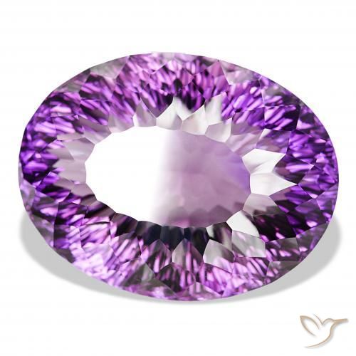 9,17 ctw natürlicher tiefviolett Amethyst, Oval, IF