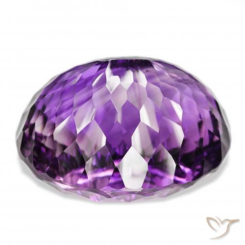 9,17 ctw natürlicher Medium Dark-Violet Amethyst, Oval, IF