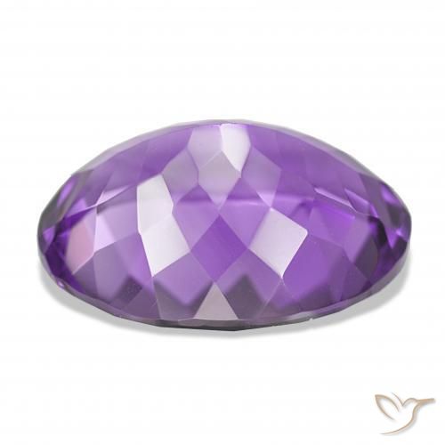 9,17 ctw natürlicher tiefviolett Amethyst, Oval, IF