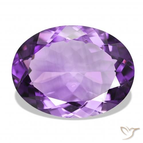 14.63ct Mittelviolett Amethyst, Oval, IF