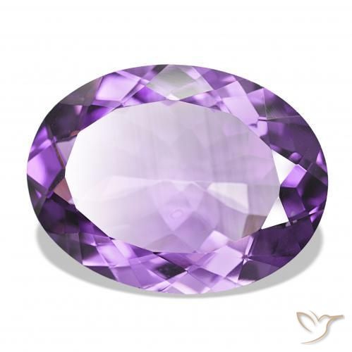 9,17 ctw natürlicher Mittelviolett Amethyst, Oval, IF