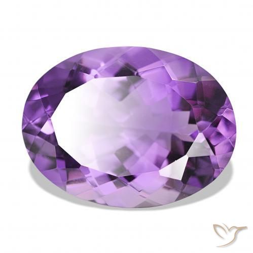 9,17 ctw natürlicher Intensives Violett Amethyst, Oval, IF