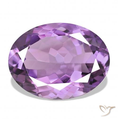9,17 ctw natürlicher Medium Light Purplish-Violet Amethyst, Oval, IF