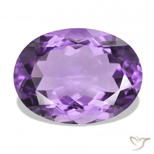 16.40ct Lebhaftes Violett Amethyst, Oval, IF