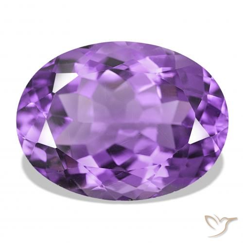 17.99ct Intensives Violett Amethyst, Oval, IF