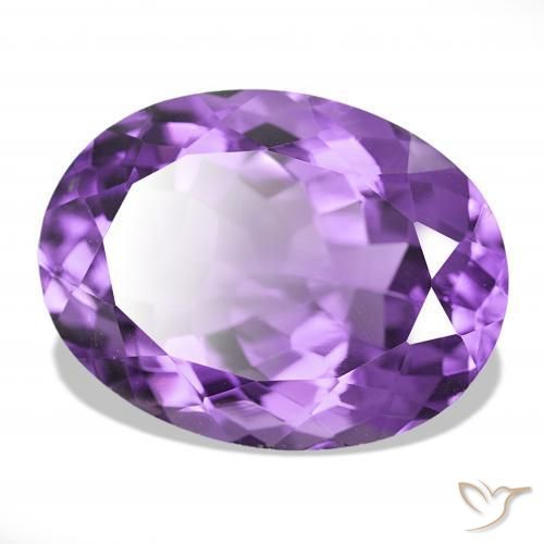 9,17 ctw natürlicher Intensives Violett Amethyst, Oval, IF