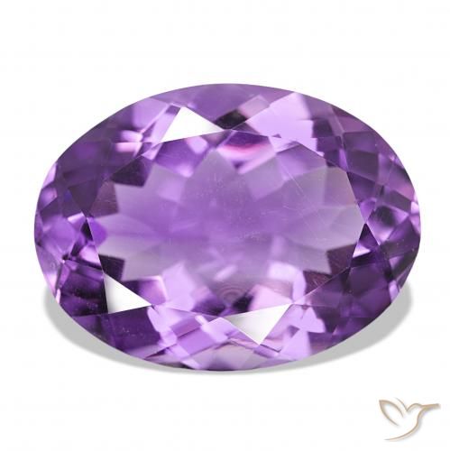 16.75ct Tiefviolettes Violett Amethyst, Oval, VS