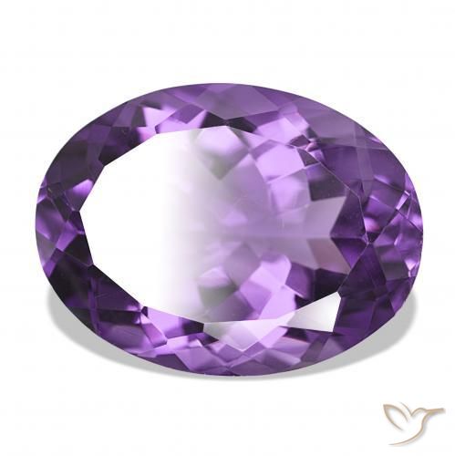 9,17 ctw natürlicher Mittelviolett Amethyst, Oval, IF