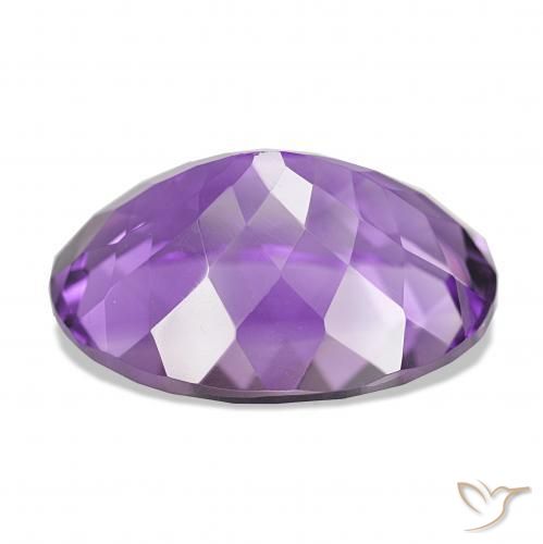 9,17 ctw natürlicher Mittelviolett Amethyst, Oval, IF