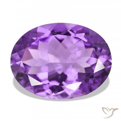 9,17 ctw natürlicher Intensives Violett Amethyst, Oval, IF