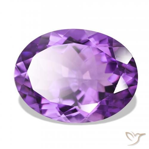 9,17 ctw natürlicher Intensives Violett Amethyst, Oval, IF